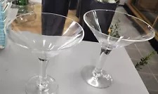 Large Giant Martini Cocktail Margarita Glass 10” Centerpiece Serving Clear Big