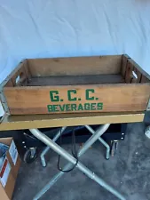 GCC Beverages Wooden Crate 18"× 12" Excellent