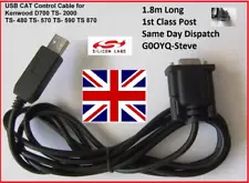 USB CAT Cable for Kenwood TS- 480 TS- 570 TS- 590 TS- 870 TS- 2000 TM-D2000