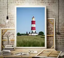 Photographic Print of Happisburgh Lighthouse | Lighthouse art for Sale - Home