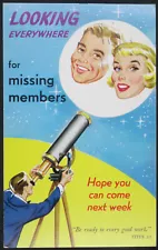 “Looking Everywhere for missing members” Telescope No. 609-ST USA Sunday School