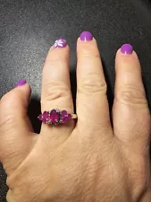 Beautiful Estate Ruby Ring Size 7