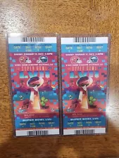 Commemorative 2023 Super Bowl LVII Ticket Eagles Chiefs - Customizeable