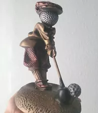 Bogie 1999 Austin Sculpture Golf Ball Head Clubs Outdoors Statue Golf Signed