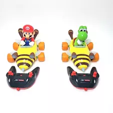 Mario Kart Mario & Yoshi Carrera RC Cars Bumble Nintendo. Tested And Working!!