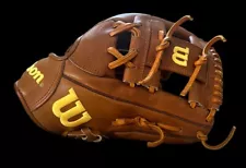 Wilson A2000 PRO ISSUE 1787 Saddle Tan 11.75” Baseball Glove Made In Japan GUC