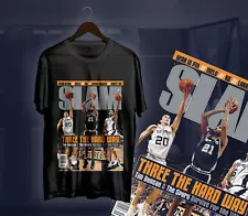 SALE!!_ San Antonio Spurs Three The Hard Way T-Shirt Limited Edition S-5XL