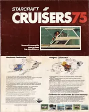 1975 Starcraft Cruisers Sales Brochure Boat Advertising nhc6