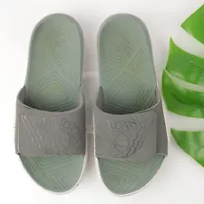 Nike Jordan Men's Hydro Sandal Size 8 Slide Clay Green Gray Adjustable Beach