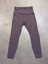 Athleta Volcanic Violet Women's S Rise Up Rub 7/8 Yoga Pants Fitness