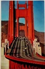 1930s Golden Gate Bridge RPPC Postcard San Francisco CA Gangster Cars Vintage