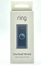 Ring Video Doorbell Wired Two-Way Talk Advanced Motion Detection, HD Camera