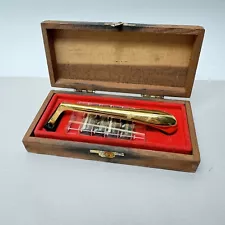 Vtg Franklin Barbershop Old Fashioned Luxury Razor 5 Heads in Wooden Box