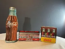 Vintage Coca Cola Tins Lot of 3