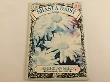 Vintage Unopened Packet Of American Seed Shasta Daisy Seeds, Packed For 2009