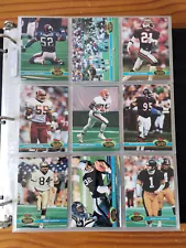 1991 Topps Stadium Club Football Complete set with Brett Favre Rookie in binder