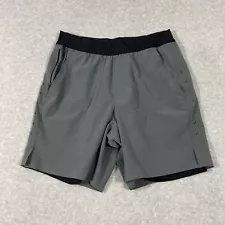 Ten Thousand Mens Size S The Interval Shorts 6.5" Inseam Boxer Brief Lined Gray