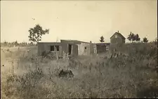 RPPC Newaygo Michigan 6 room house 20 acres for sale 1904-18 real photo PC