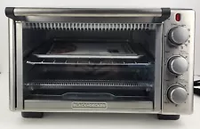 Black + Decker Convection Countertop Toaster Oven Model TO2050S Tested Works