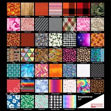 Siser EasyPatterns® HTV For T-Shirts 12" x 12" Sheets Newest Patterns!!