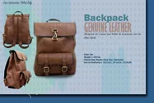 100% Genuine Vintage "Leather Executive Backpack" for carry Your Accessories