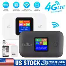 Portable Unlocked 4G/5G LTE Wireless WiFi Router Mobile Broadband MIFI Hotspot