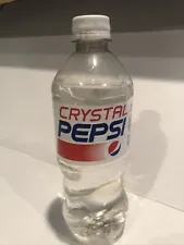 Rare Crystal Pepsi Clear 20oz Bottle Limited Halloween EX Oct. 31 2016