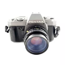 Pentax P30t 35mm SLR Flim Camera w/ SMC Pentax-A f/2 50mm Lens Tested & Works