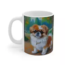 Pekingese Puppy Ceramic Mug 11oz