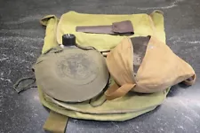 Vintage Boy Scout Gear (Backpack, Canteen, Mess Kit, Silverware, Cooking Pans)