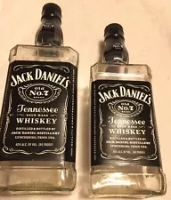 Empty Jack Daniels Bottles For Crafts, Lamps, Etc...(1 Liter & 1-750 ML)