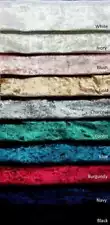 Shiny Crushed Velvet Fabric, 72 Inch. in Width, Ideal for Upholstery, Tablecloth