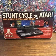 Vintage Atari Stunt Cycle SC-450 Video Game System Console In Box - Authentic