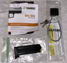 Taurus PT111 G2 9MM 10RD Factory Magazine, Instruction Manual & Lock