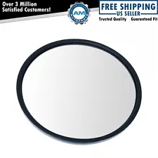 8.5&quot Round Convex Mirror Stainless Steel Center Stud w/ Mounting Bracket New