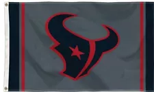 3x5 Feet Houston Texans Black Sideline 3x5 Banner Flag