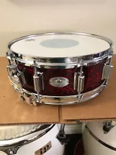 Rogers 1960's Red Onyx Pearl Dynasonic Snare Drum