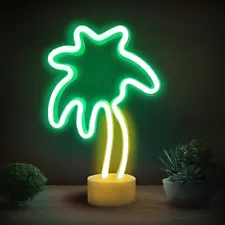 Palm Tree Lights Neon Signs - Coconut Tree Neon Light for Bedroom, Desktop, T...