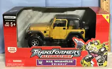 HASBRO TRANSFORMERS ALTERNATORS 1/24 JEEP WRANGLER SWINDLE in Original Box (W68)