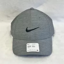 NIKE Dri-FIT Legacy91 Tech Golf Cap Hat Grey Unisex CU9892-068 NWT