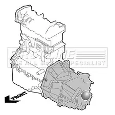 Genuine First Line Engine Mounting fits Vauxhall Meriva ECOTEC 1.4 0310 FEM4106