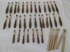 39 Antique Vintage Lace Bobbins Estate Lot!!