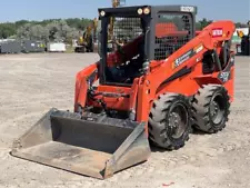 2019 Kubota SSV75 Skid Steer Wheel Loader Aux Hyd Tractor LOW HOURS bidadoo