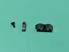 USED FACTORY OEM GLOCK NIGHT SIGHTS BLACK WITH SCREW 17 22 23 19 34