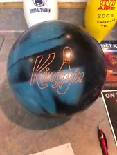 BRUNSWICK KINGPIN Bowling Ball 15lbs 1oz pin 2-2.5 GREAT SHAPE low games! $$$$