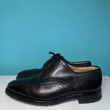 CROCKETT & JONES Swansea Brogues Wing Tip Leather Shoes Mens Size UK 8.5 G