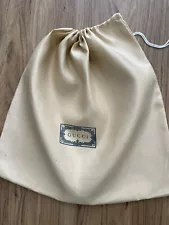 GUCCI Drawstring Dust Bag 15 x 15 For Handbag Shoes Valuables Authentic