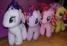 My Little Pony /Pony Lot/Set Of 4/ 5in plushies 2015-2017