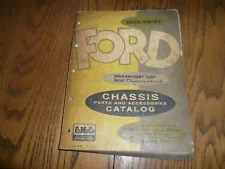 1955-56-57 Ford Passenger Car & Thunderbird Chassis Parts & Accessories Catalog