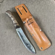 Custom, Handmade, "Jeff White", Tracker/Camp Knife, Custom Sheath